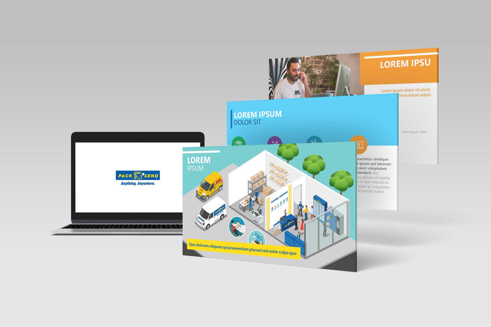 Pack & Send Presentation Design